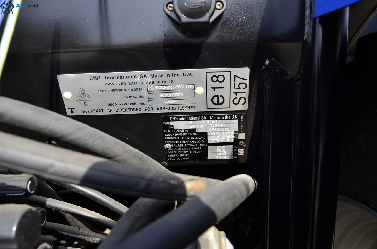 Трактор колісний New Holland TS115 - 23 - Annaland.com.ua.jpg Продаж бу сг техніки з Нідерландів